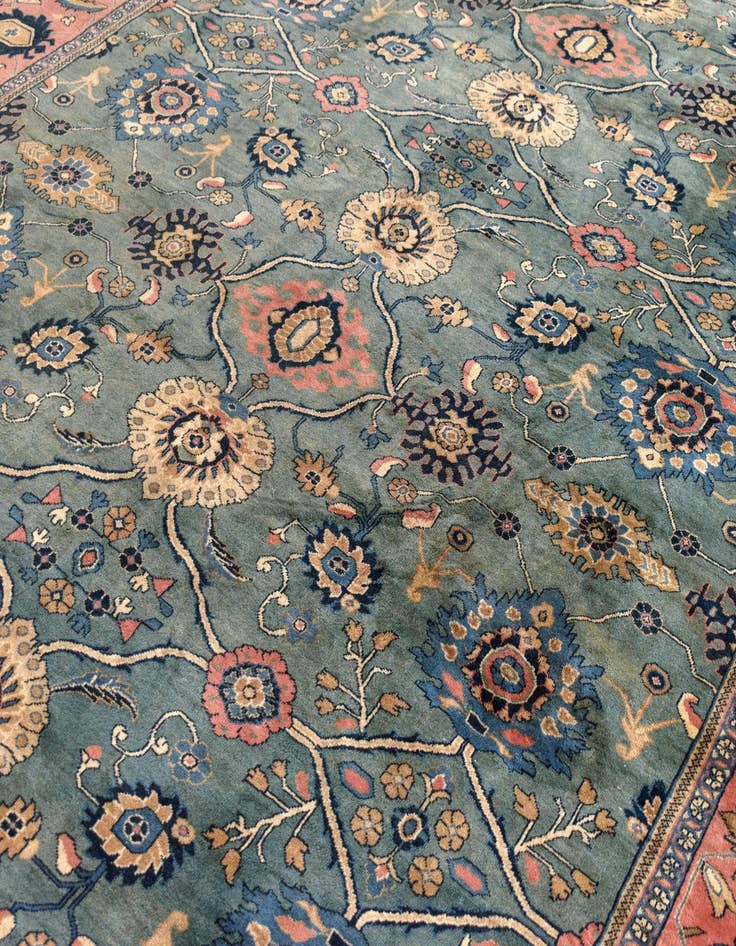 Detail image of  10' 4 x 16' 4 Sarough Rug