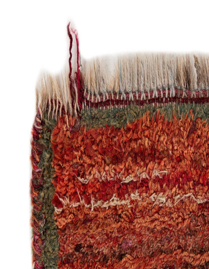 Detail image of  2' 8 x 3' 11  Hand Knotted Shiraz-Gabbeh Persian Wool Rug