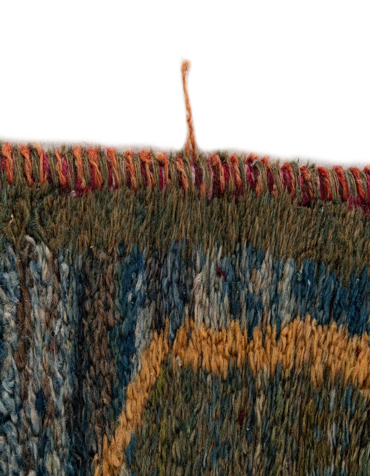 Detail image of  2' 8 x 3' 11  Hand Knotted Shiraz-Gabbeh Persian Wool Rug