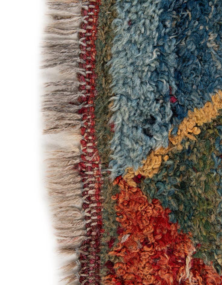 Detail image of  2' 8 x 3' 11  Hand Knotted Shiraz-Gabbeh Persian Wool Rug