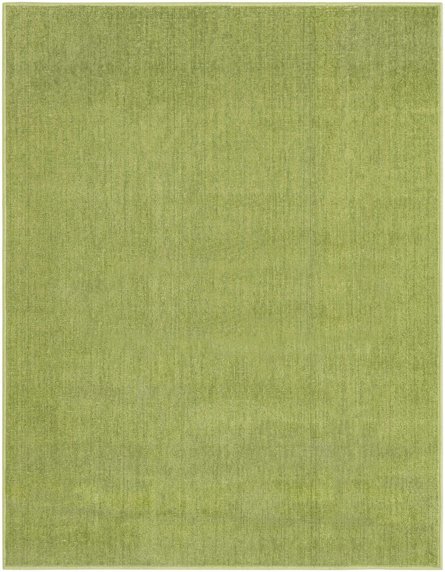 A 4x6 rectangular flatweave rug in a solid vibrant green color, suitable for various indoor rooms.
