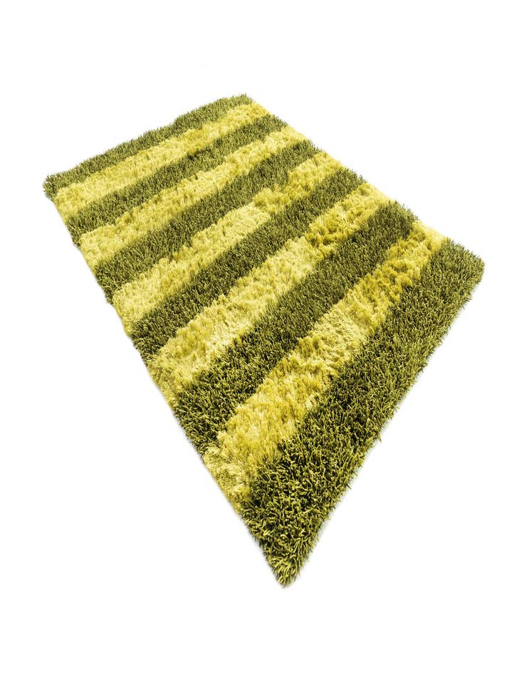 Detail image of 5' 4 x 6' 7 Hand Knotted Solid Shag Oriental Rug