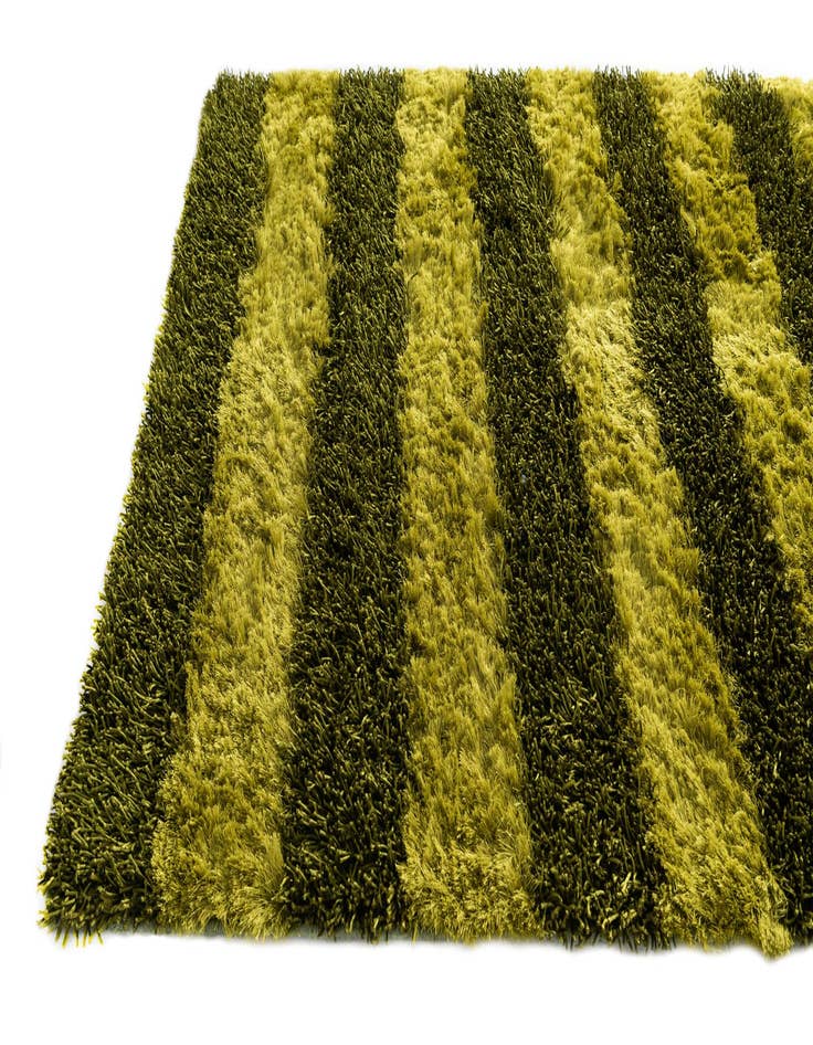 Detail image of 5' 4 x 6' 7 Hand Knotted Solid Shag Oriental Rug