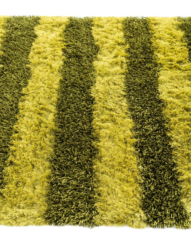 Detail image of 5' 4 x 6' 7 Hand Knotted Solid Shag Oriental Rug