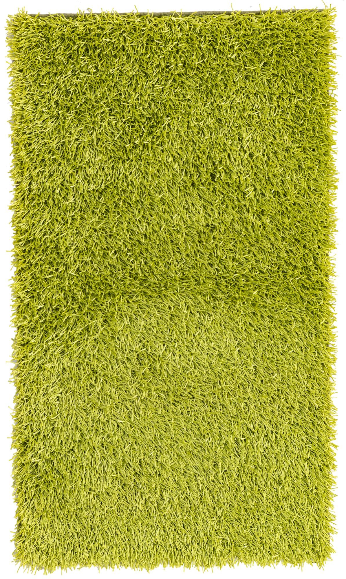  3' x 5' 4  Hand Knotted Solid Shag Oriental Rug