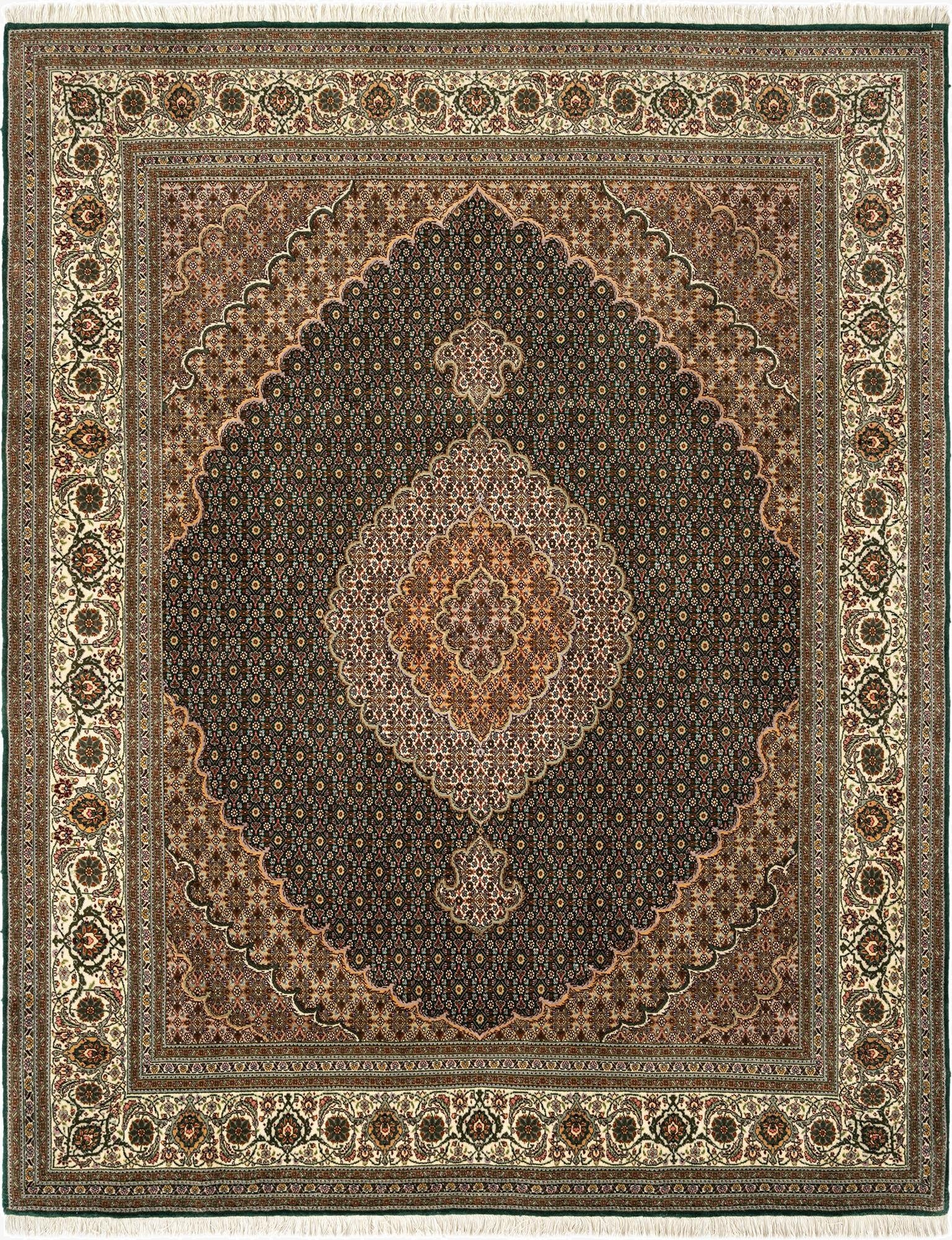  6' 6 x 8' 4 Tabriz Mahi Rug