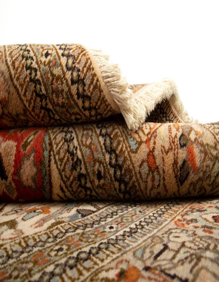 Detail image of  5' 11 x 8' 11  Hand Knotted Tabriz Persian Wool Rug