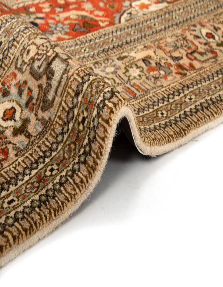 Detail image of  5' 11 x 8' 11  Hand Knotted Tabriz Persian Wool Rug