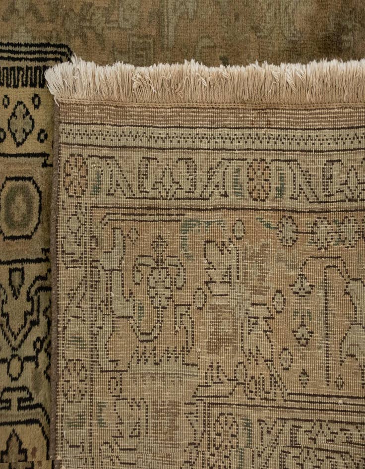 Detail image of  6' 4 x 9' 8  Hand Knotted Tabriz Persian Wool Rug