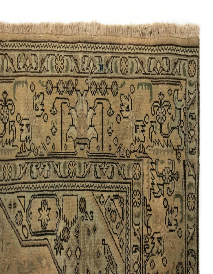 Detail image of  6' 4 x 9' 8  Hand Knotted Tabriz Persian Wool Rug