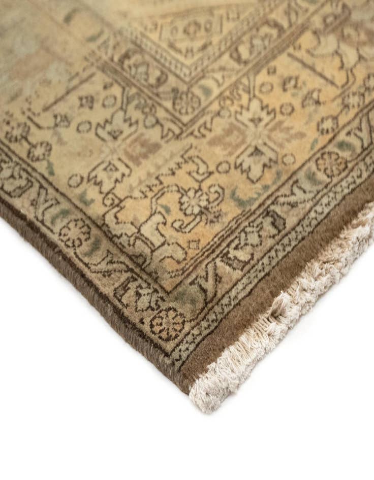 Detail image of  6' 4 x 9' 8  Hand Knotted Tabriz Persian Wool Rug