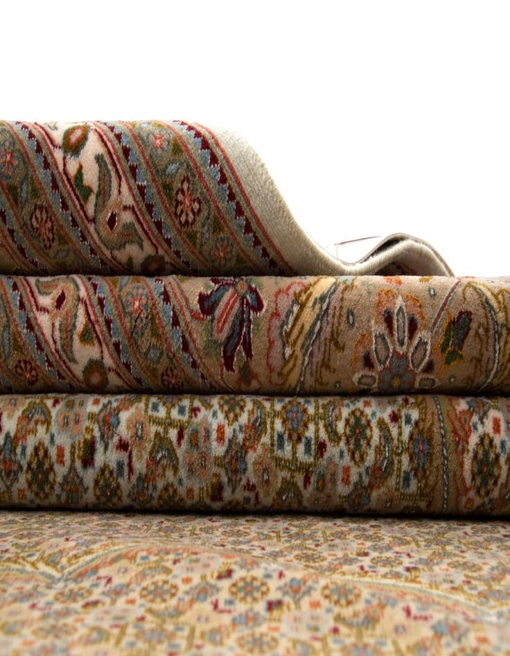 Detail image of  6' 7 x 10' Tabriz Rug