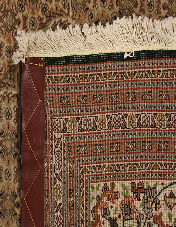 Detail image of  9' 10 x 11' 3  Hand Knotted Tabriz Persian Rug