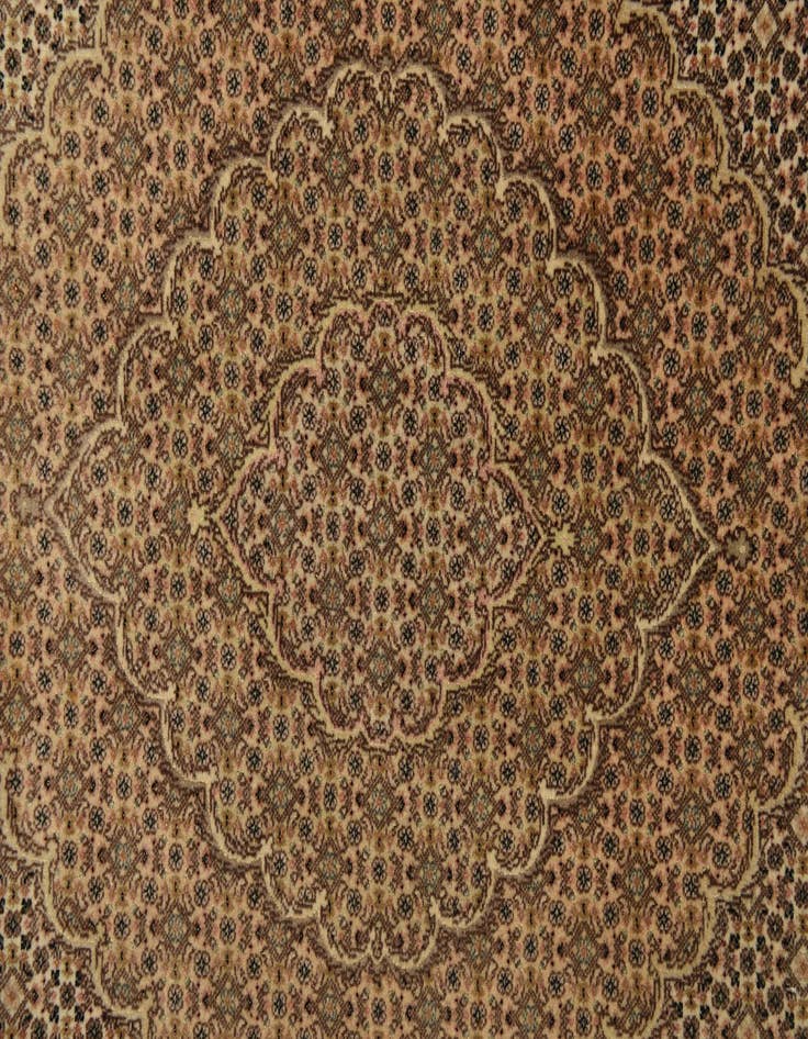 Detail image of  9' 10 x 11' 3  Hand Knotted Tabriz Persian Rug