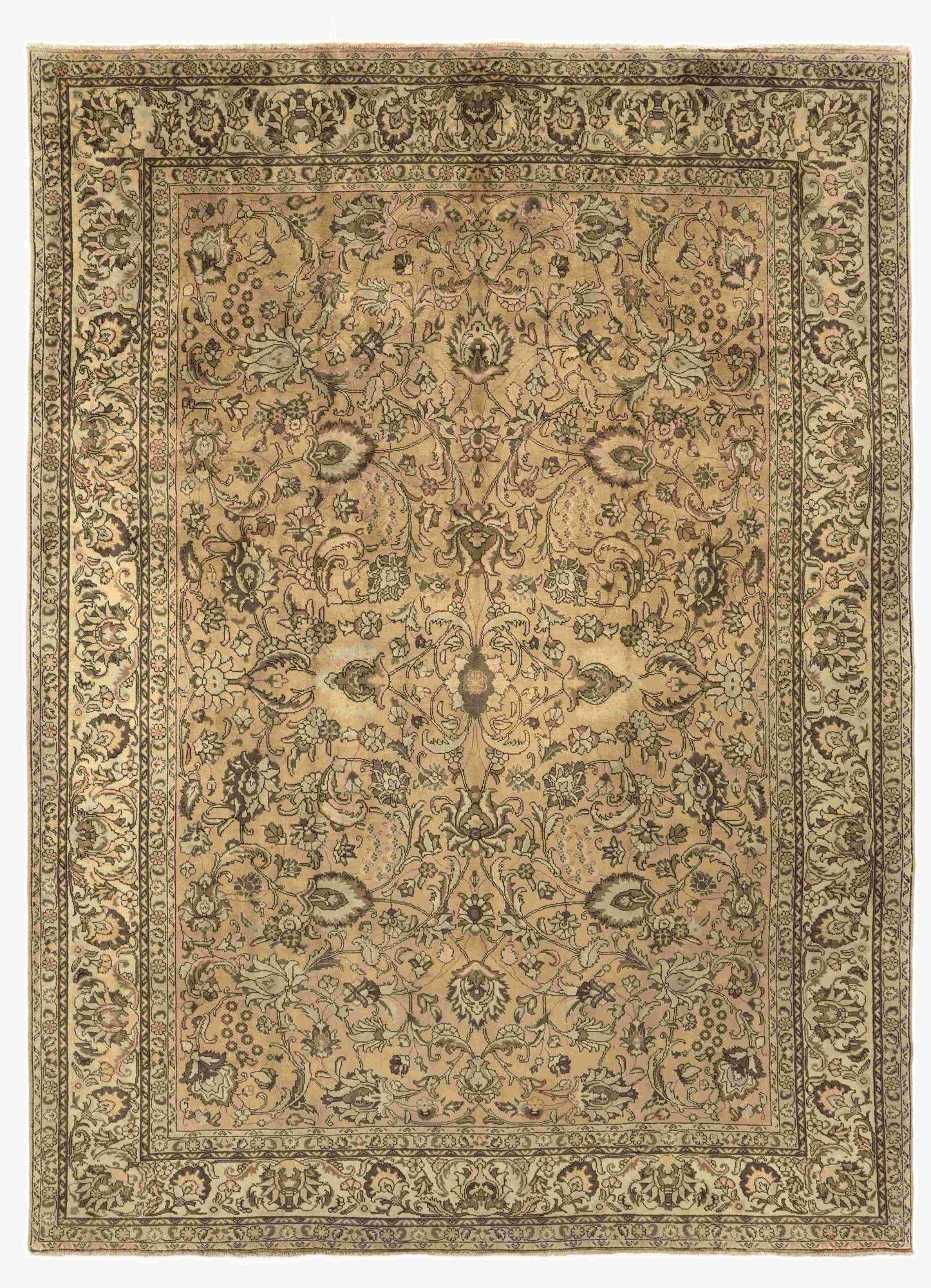  9' 10 x 13' 3 Tabriz Wool Rug