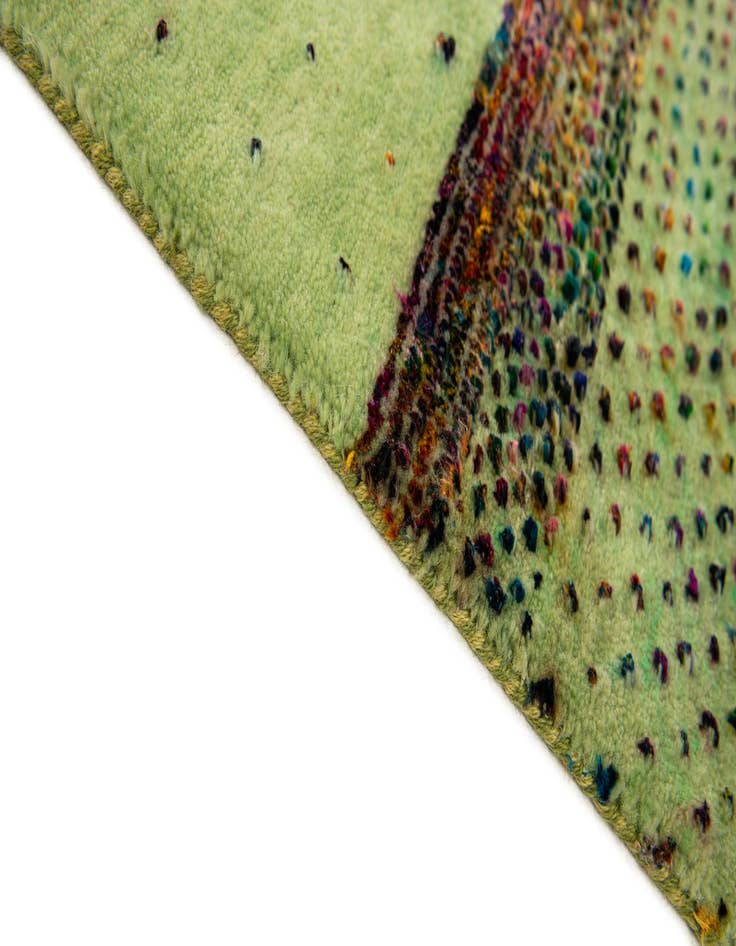 Detail image of  5' x 6' 7  Hand Knotted Tibet Wool Rug