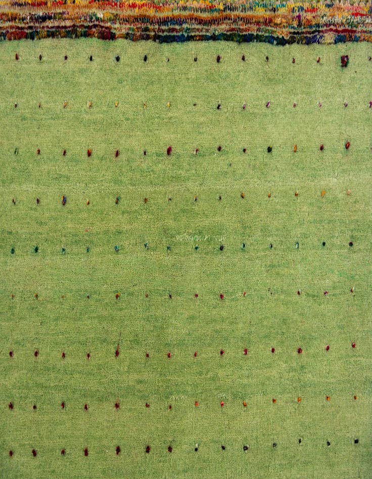 Detail image of  5' x 6' 7  Hand Knotted Tibet Wool Rug