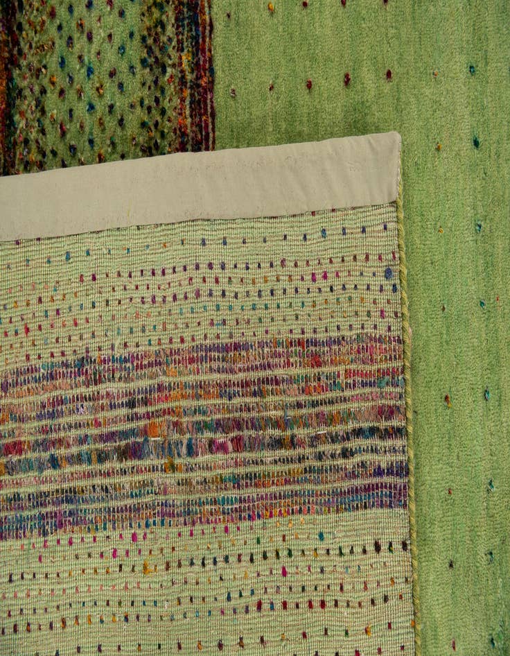 Detail image of  5' x 6' 7  Hand Knotted Tibet Wool Rug