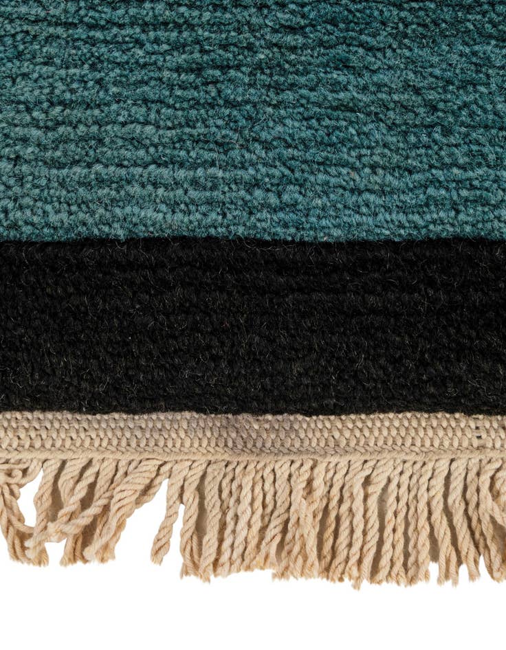 Detail image of  6' 8 x 9' 6  Hand Knotted Tibet Wool Rug