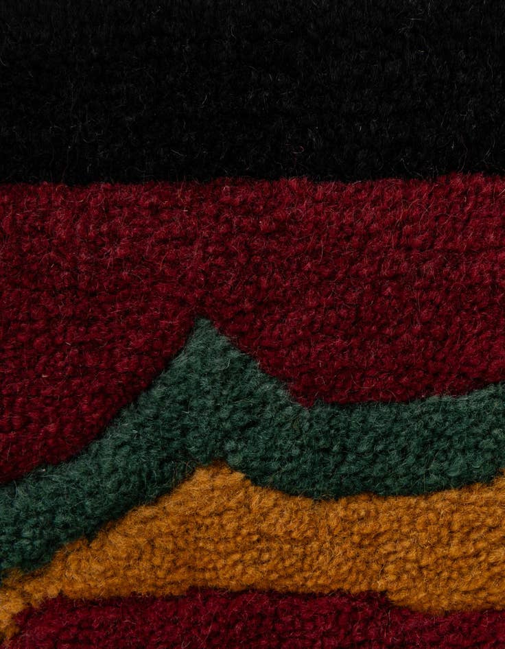 Detail image of  6' 8 x 9' 6  Hand Knotted Tibet Wool Rug