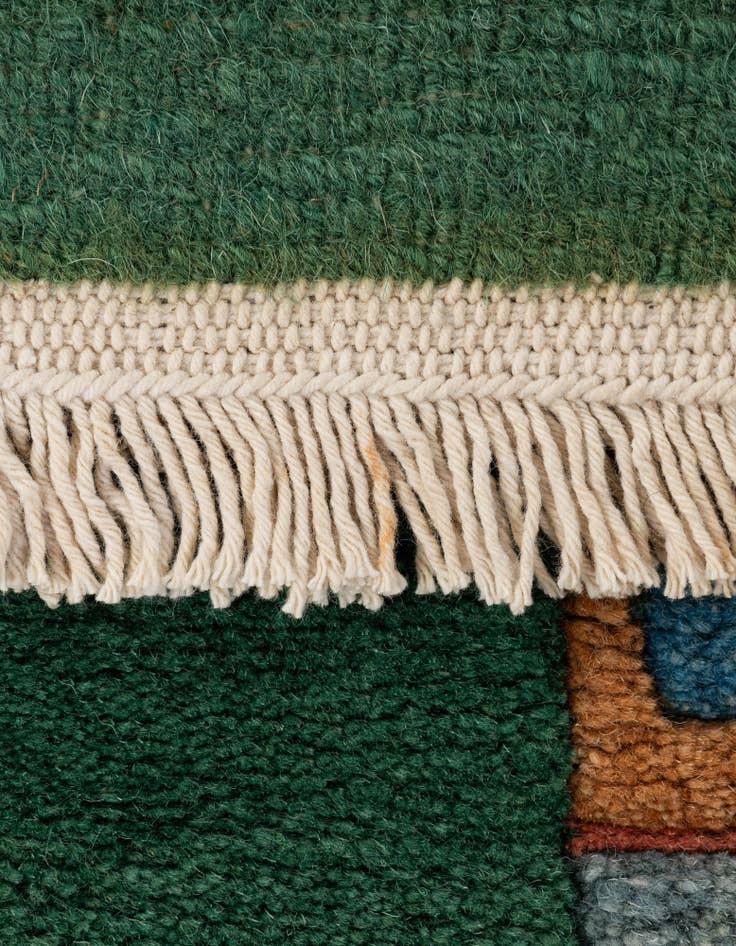 Detail image of  2' 7 x 4' 9  Hand Knotted Tibet Wool Rug