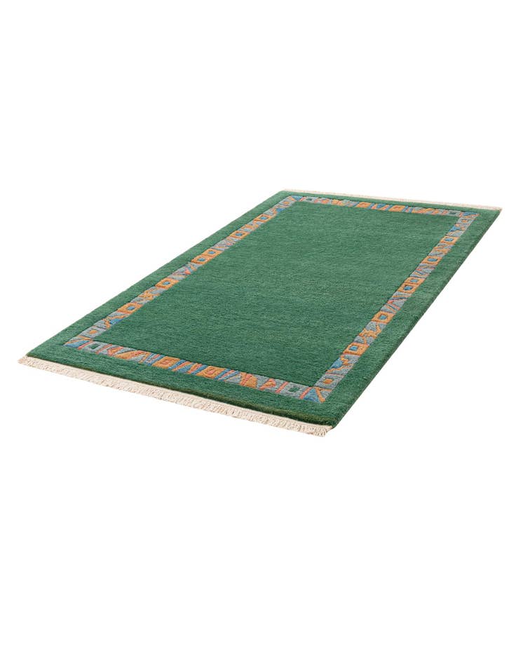 Detail image of  2' 7 x 4' 9  Hand Knotted Tibet Wool Rug