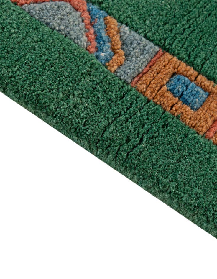 Detail image of  2' 7 x 4' 9  Hand Knotted Tibet Wool Rug