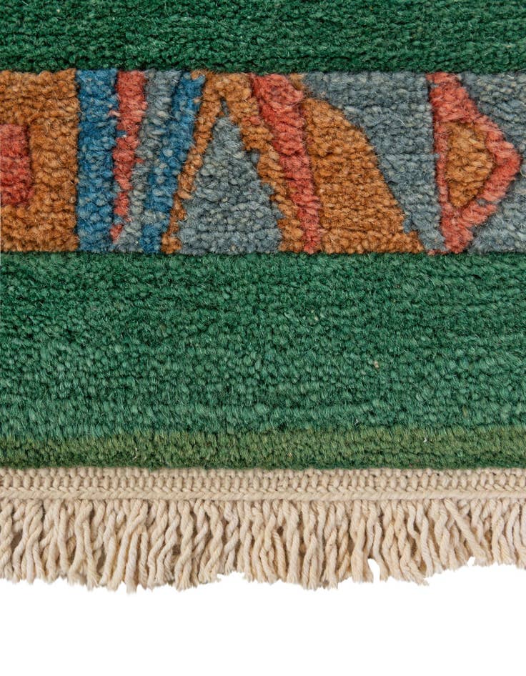 Detail image of  2' 7 x 4' 9  Hand Knotted Tibet Wool Rug