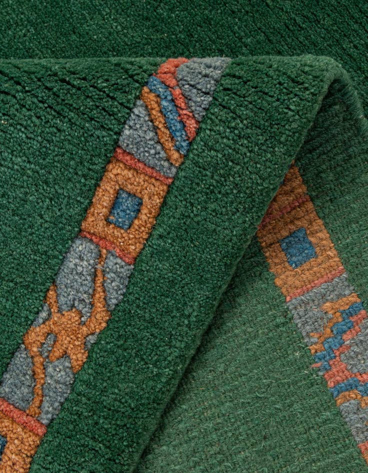 Detail image of  2' 7 x 4' 9  Hand Knotted Tibet Wool Rug