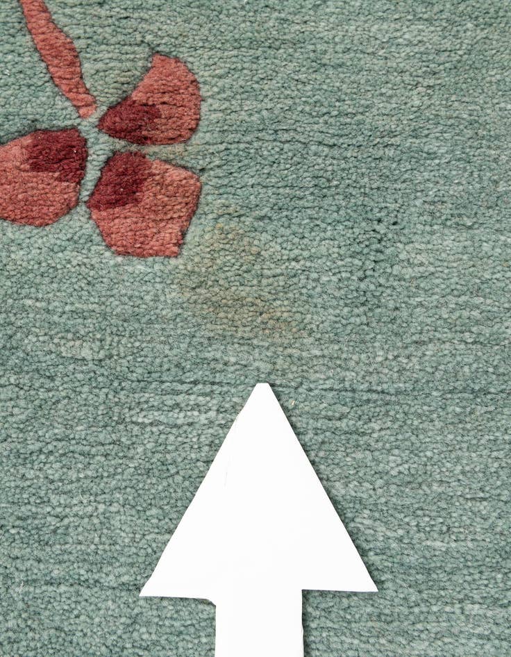 Detail image of  6' 8 x 9' 7  Hand Knotted Tibet Wool Rug