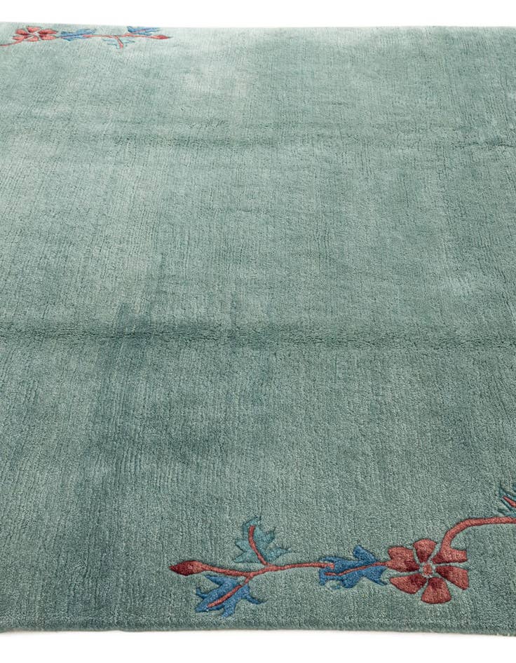 Detail image of  6' 8 x 9' 7  Hand Knotted Tibet Wool Rug