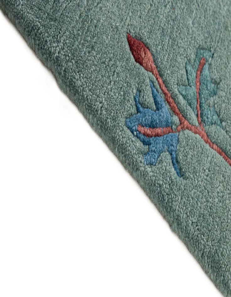 Detail image of  6' 8 x 9' 7  Hand Knotted Tibet Wool Rug