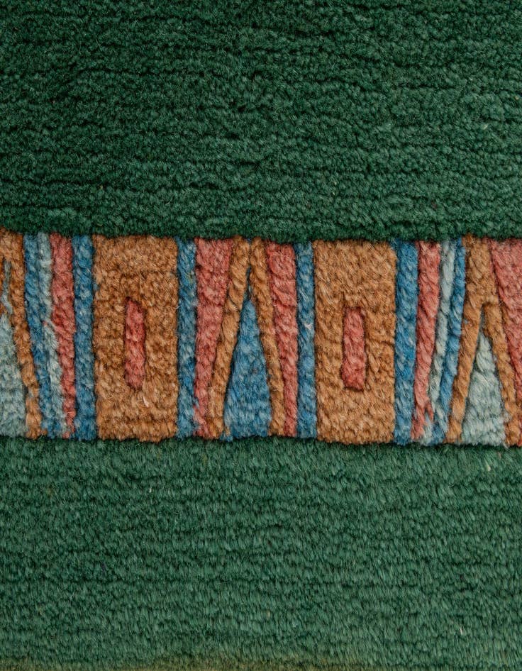 Detail image of  2' 8 x 4' 10  Hand Knotted Tibet Wool Rug