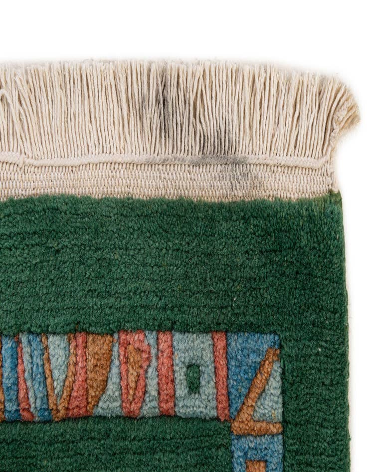 Detail image of  2' 8 x 4' 10  Hand Knotted Tibet Wool Rug