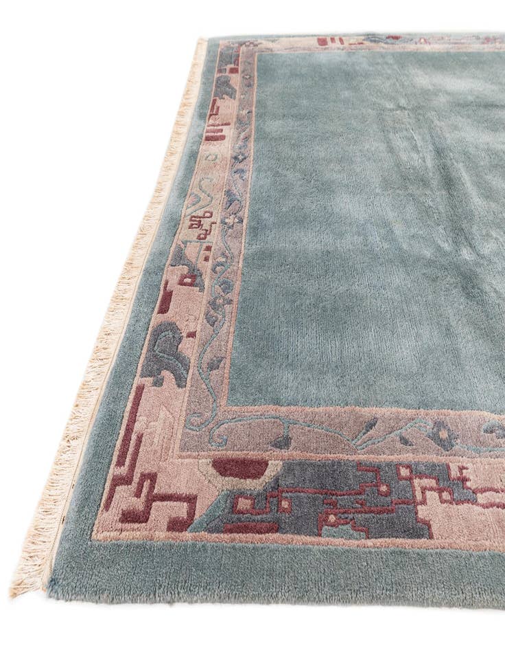 Detail image of  8' 3 x 11' 9  Hand Knotted Tibet Wool Rug