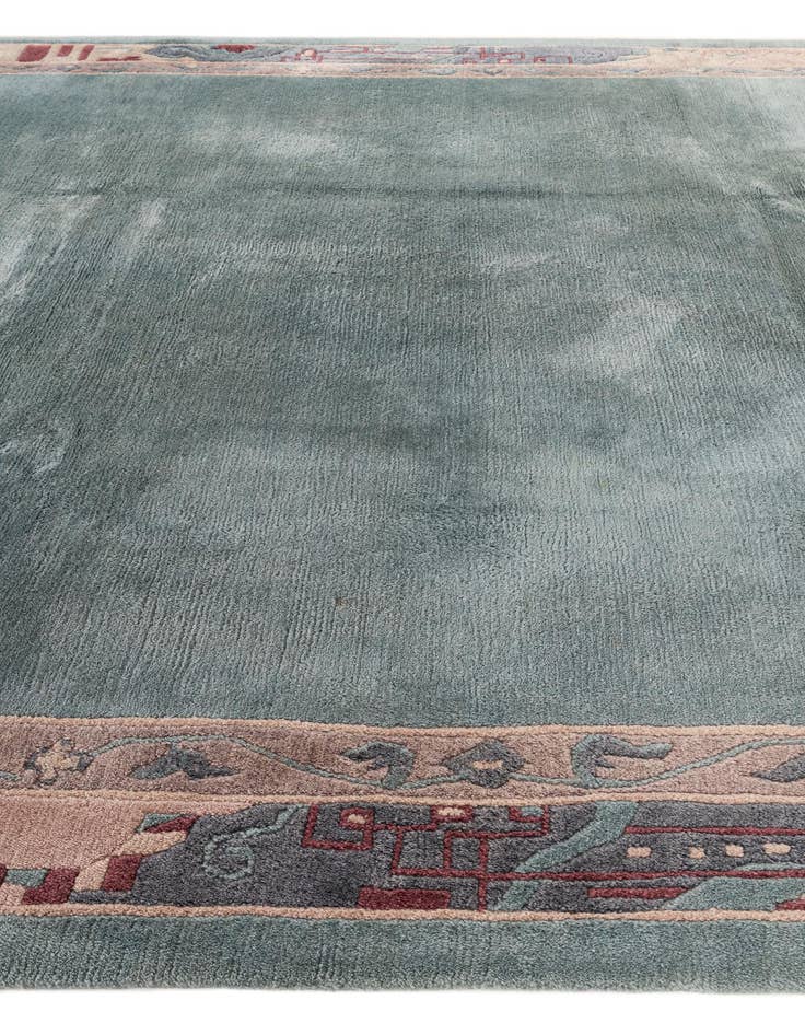Detail image of  8' 3 x 11' 9  Hand Knotted Tibet Wool Rug