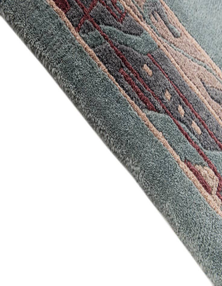Detail image of  8' 3 x 11' 9  Hand Knotted Tibet Wool Rug
