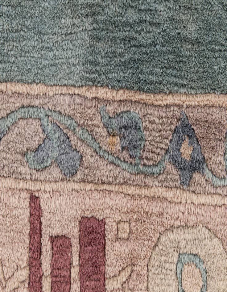 Detail image of  8' 3 x 11' 9  Hand Knotted Tibet Wool Rug