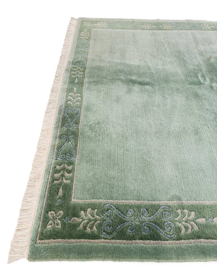 Detail image of  5' 7 x 8' 1  Hand Knotted Tibet Wool Rug