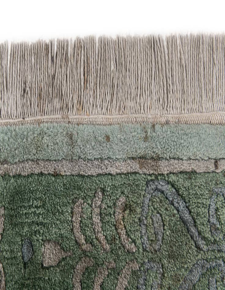 Detail image of  5' 7 x 8' 1  Hand Knotted Tibet Wool Rug