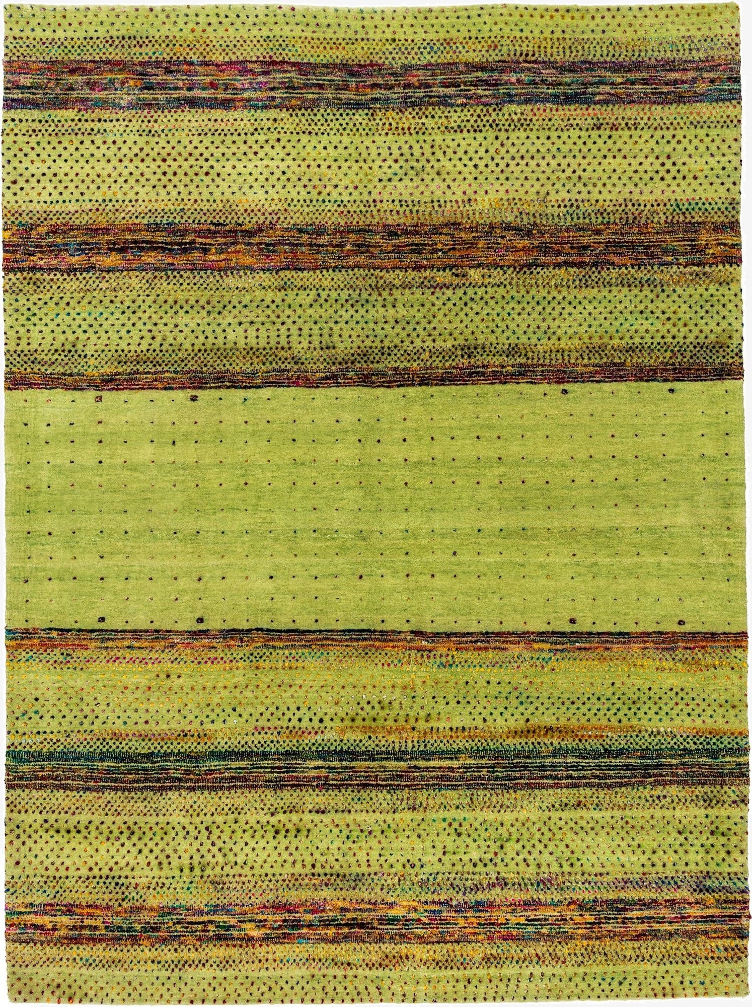  5' x 6' 7  Hand Knotted Tibet Wool Rug