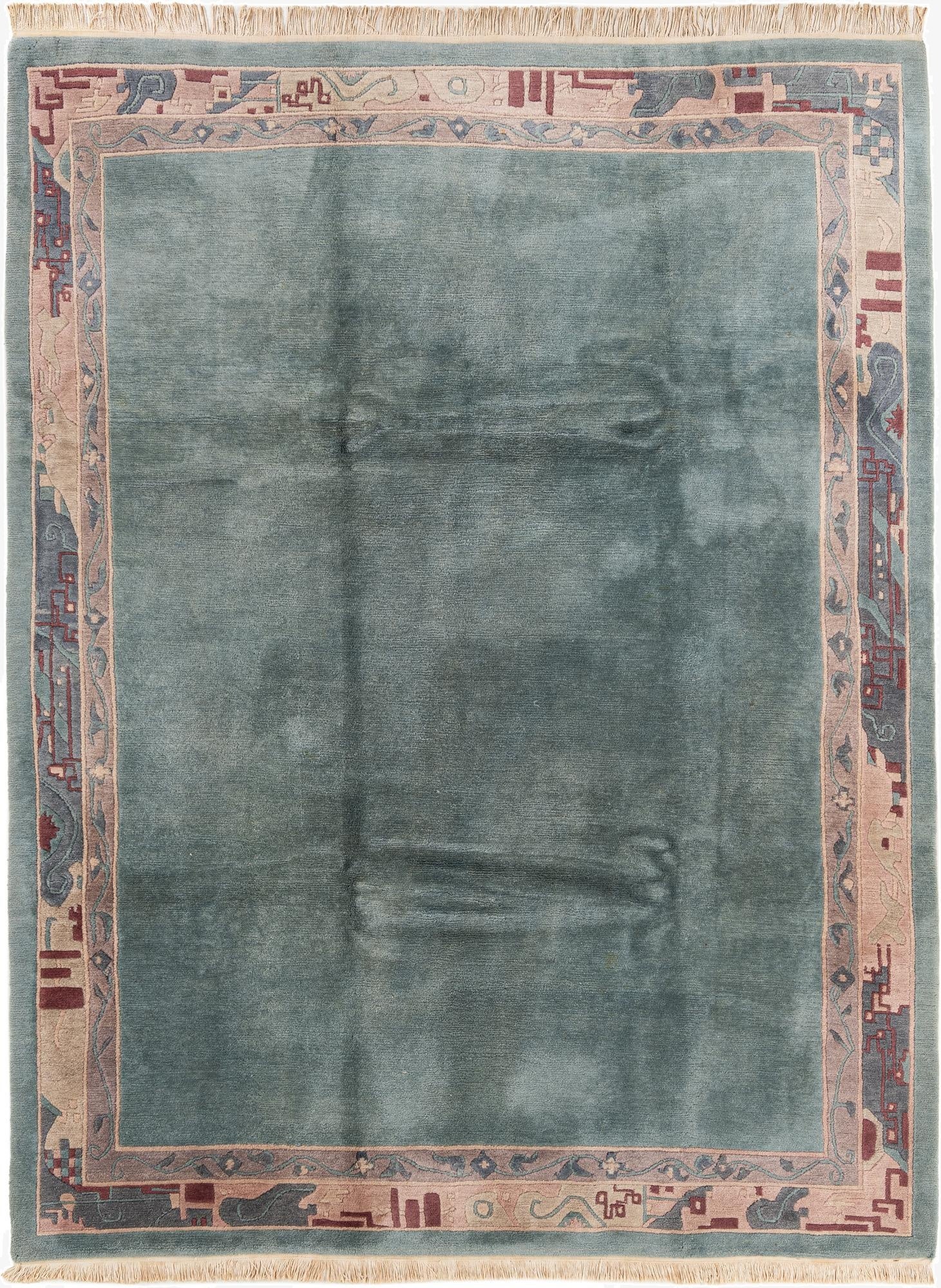  8' 3 x 11' 9  Hand Knotted Tibet Wool Rug