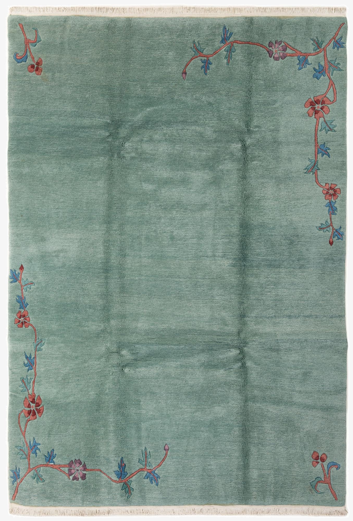  6' 8 x 9' 7  Hand Knotted Tibet Wool Rug