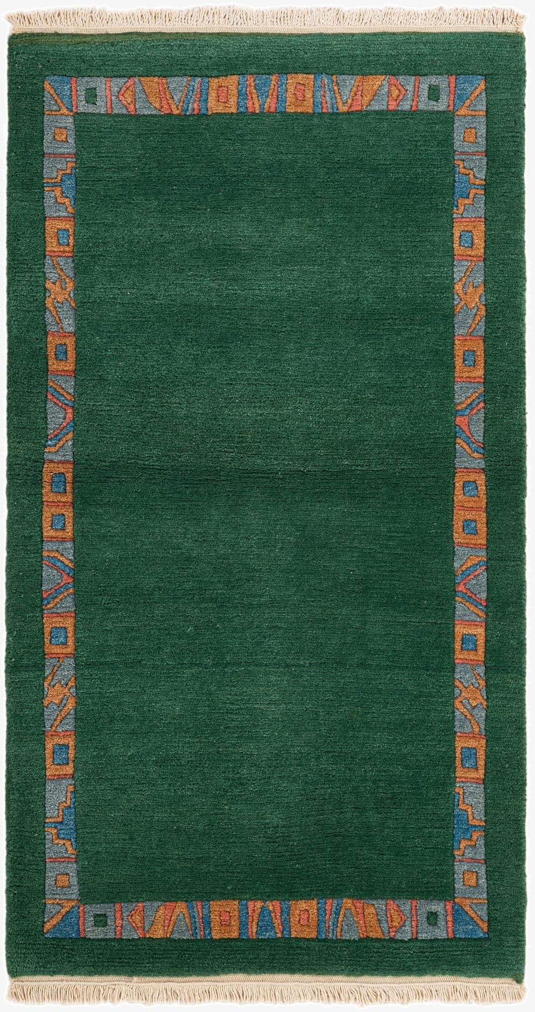  2' 7 x 4' 9  Hand Knotted Tibet Wool Rug