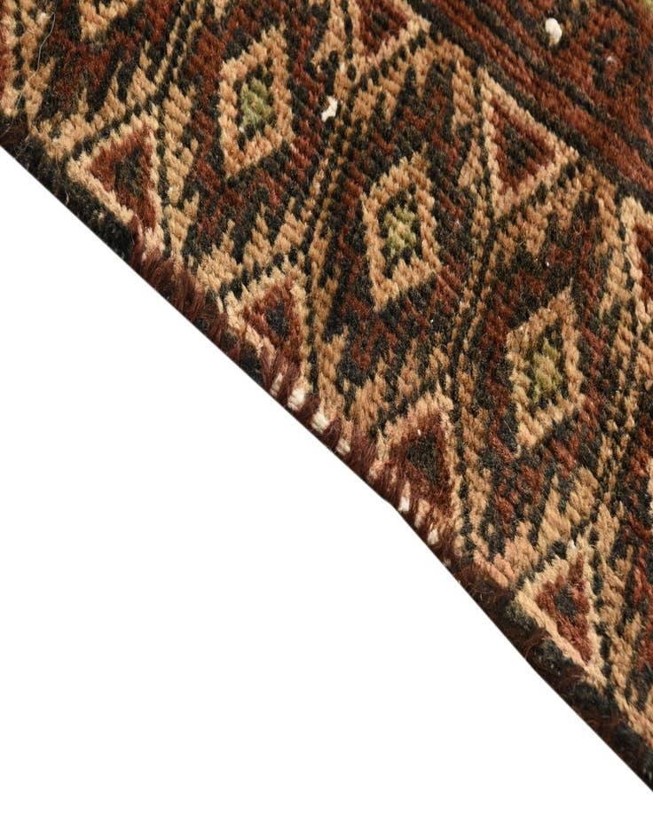 Detail image of 2' 10 x 5' 5 Hand Knotted Torkaman Persian Wool Rug