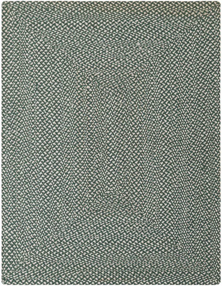 Detail image of  4' 1 x 6' 1  Hand Tweed Braided Jute Rug