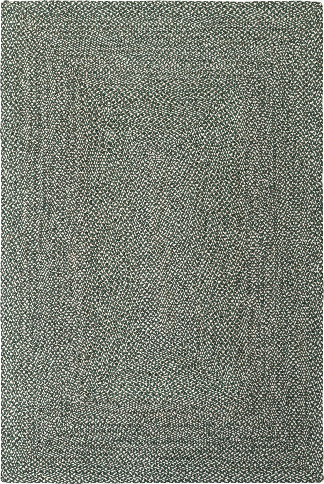  6' 1 x 9'  Hand Tweed Braided Jute Rug