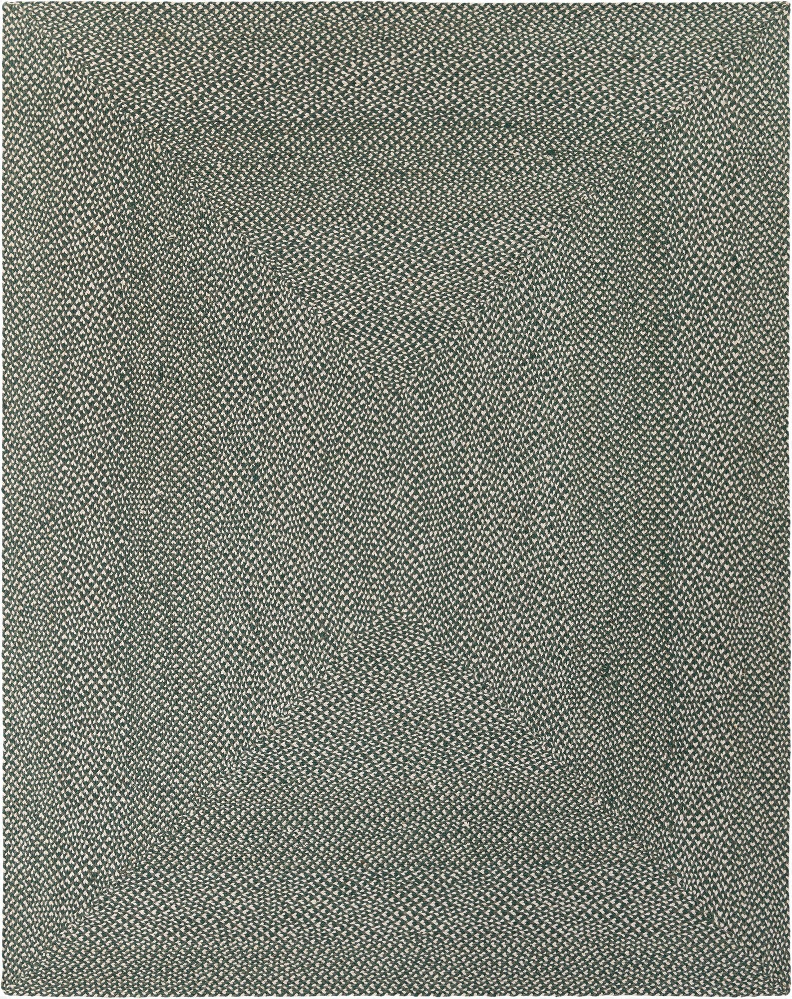  7' 10 x 10'  Hand Tweed Braided Jute Rug