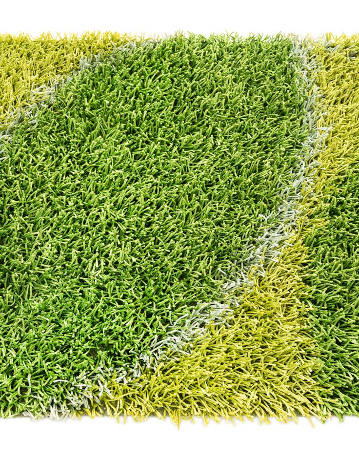 Detail image of  3' x 5' 4  Hand Knotted Two-Tone Shag Oriental Rug