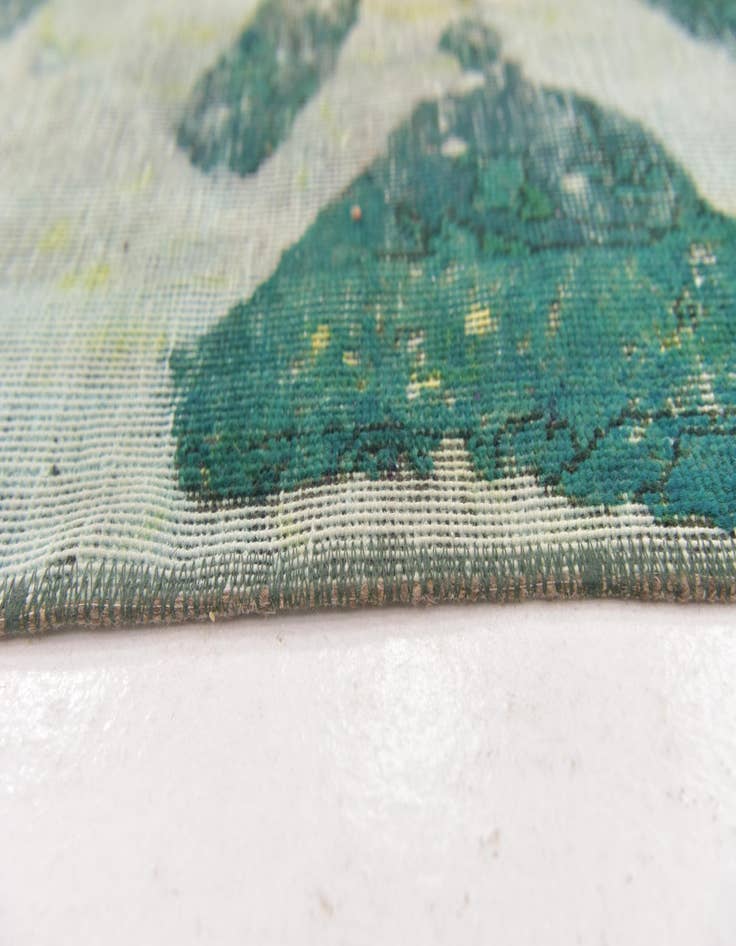 Detail image of  3' 6 x 5' 8  Hand Knotted Ultra Vintage Persian Wool Rug